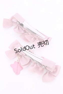 画像2: m petit by misako / サンリオキャラクターズコラボ マイメロディ　リボンクリップ  ピンク O-25-11-28-1036-LO-AC-OW-OS