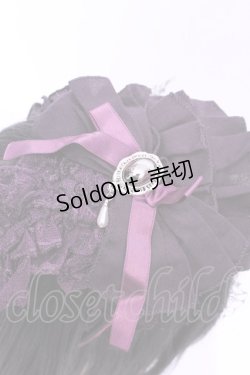 画像2: MARBLE / プリーツフリルヘッドドレス  パープル O-25-11-28-1040-GO-AC-OW-OS