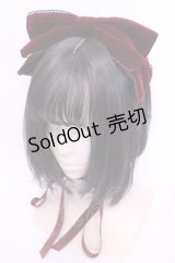 axes femme kawaii / ベロアリボンヘッドドレス  ワイｎ O-25-11-28-1043-AX-AC-IG-OS