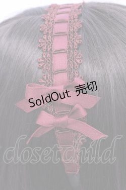 画像2: Innocent World / クラシカルレースカチューム  ワイン O-25-11-28-1044-IW-AC-IG-OS