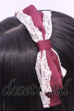 画像2: Innocent World / アルメルカチューシャ  ワイン×オフ O-25-11-28-1045-IW-ZA-IG-OS