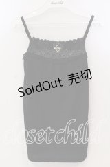 axes femme / ストーン使いキャミソール M クロ O-25-11-28-089-AX-TO-OW-OS