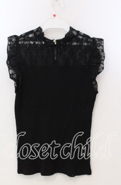 画像2: axes femme / バラ刺繍ビスチェ切替タンク M クロ O-25-11-28-090-AX-TO-OW-OS