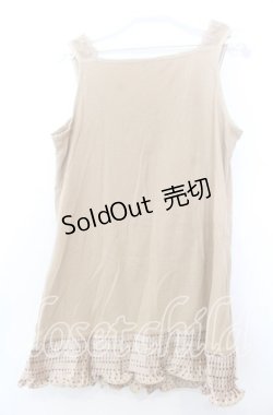 画像2: axes femme / ドットリボンタンクトップ  マスタード O-25-11-28-011-AX-TO-IG-OS