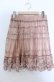 画像1: axes femme / ドット刺繍チュールスカート  ピンクベージュ O-25-11-28-017-AX-SK-IG-OS (1)