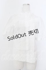Victorian maiden / コットンレースフリルブラウス  シロ O-25-11-28-019-CL-BL-IG-OS