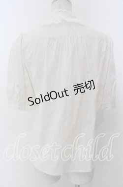 画像3: Victorian maiden / コットンレースフリルブラウス  アイボリー O-25-11-28-020-CL-BL-IG-OS