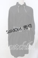 Jamieエーエヌケー / ベルト付きシャツワンピース  クロ O-25-11-28-022-LO-OP-IG-ZT1130U