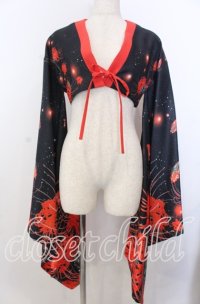 Royal Princess Alice / 悪鬼彼岸花振袖ジャケット  アカ×クロ O-25-11-28-025-LO-JA-IG-OS