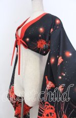 画像2: Royal Princess Alice / 悪鬼彼岸花振袖ジャケット  アカ×クロ O-25-11-28-025-LO-JA-IG-OS (2)