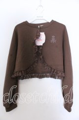 m petit by misako / MSKバラBフリルボレロ Ｓ ブラウン O-25-11-28-026-LO-TO-IG-ZT470