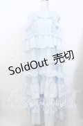 merry jenny / フリルティアードワンピース F アイスブルー O-25-11-28-028-LO-OP-YM-ZT352