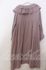 画像2: 【SALE】merry jenny / ガーゼフリルカラーワンピース F ピンク O-25-11-28-030-LO-OP-YM-ZT502 (2)