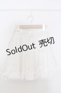 merry jenny / flowerバルーンミニスカート F ホワイト O-25-11-28-031-LO-SK-YM-ZT477