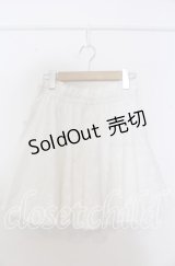 merry jenny / flowerバルーンミニスカート F ホワイト O-25-11-28-031-LO-SK-YM-ZT477