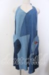 画像1: 【SALE】HYSTERIC GLAMOUR / パッチワークデニムシャツワンピース M インディゴ O-25-11-28-035-PU-OP-YM-ZT478 (1)