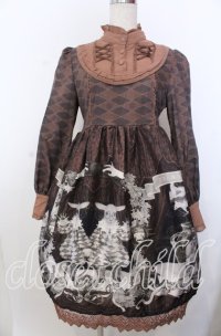 梦梦の工作室（海外ロリィタ） / ヤギさんワンピース Ｓ ブラウン O-25-11-28-039-LO-OP-IG-ZT355