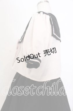 画像2: Amavel / カラフルセットアップ風セーラーワンピース  クロ×ピンク O-25-11-28-042-CA-OP-OW-ZT502