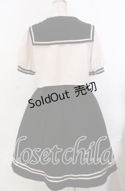 画像3: Amavel / カラフルセットアップ風セーラーワンピース  クロ×ピンク O-25-11-28-042-CA-OP-OW-ZT502