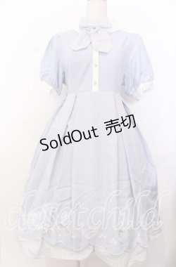 画像1: Amavel / Diner Girlワンピース F サックス O-25-11-28-044-CA-OP-OW-OS