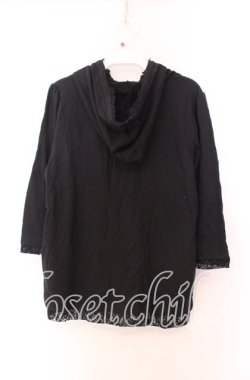 画像3: axes femme / レース配色パーカー Ｍ クロ O-25-11-29-036-AX-TO-IG-OS