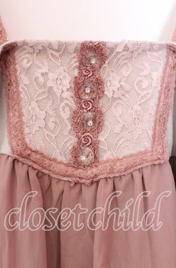 画像2: axes femme / 薔薇刺繍チュニック Ｍ ピンク O-25-11-29-038-AX-TO-IG-OS