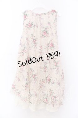 画像3: axes femme / フラワーptチュニック Ｍ アイボリー O-25-11-29-042-AX-OP-IG-OS