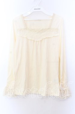 画像1: axes femme / 胸レースデザインインナー  アイボリー O-25-11-29-049-AX-TO-IG-OS