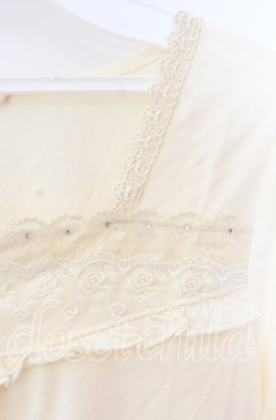 画像2: axes femme / 胸レースデザインインナー  アイボリー O-25-11-29-049-AX-TO-IG-OS