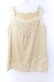 画像1: axes femme / モチーフ付きタンクトップ  イエロー O-25-11-29-051-AX-TO-IG-OS (1)