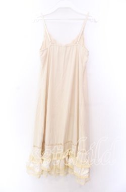 画像4: axes femme / 裾ティアードインナーキャミワンピース  アイボリー O-25-11-29-052-AX-TO-IG-OS