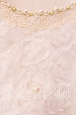 画像2: axes femme / 薔薇生地タンクトップ  シロ O-25-11-29-055-AX-TO-IG-OS