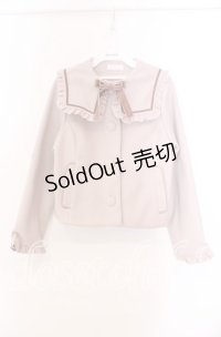 m petit by misako / セーラー襟ショートコート M ベージュ O-25-11-29-006-LO-CO-OW-OS