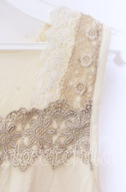 画像2: axes femme / フリルティアードタンクトップ  アイボリー O-25-11-29-061-AX-TO-IG-OS