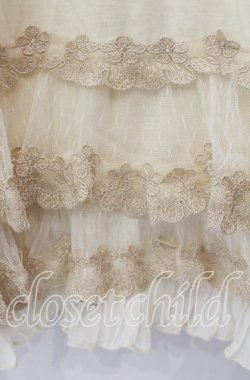 画像3: axes femme / フリルティアードタンクトップ  アイボリー O-25-11-29-061-AX-TO-IG-OS