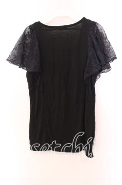 画像3: axes femme / レースラッフルタンクトップ Ｍ クロ O-25-11-29-062-AX-TO-IG-OS