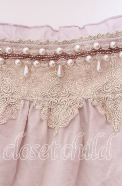 画像2: axes femme / 金糸レースキャミソール  ピンク O-25-11-29-067-AX-TO-IG-OS