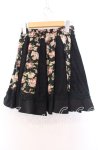 画像3: 【SALE】axes femme / 花柄パッチワークスカート Ｍ クロ O-25-11-29-077-AX-SK-IG-ZT523 (3)