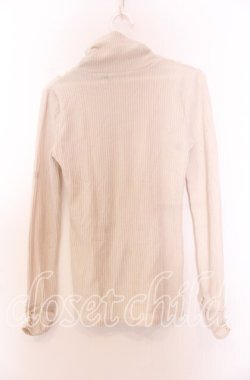 画像4: axes femme / ネックレス付きタートルニット  アイボリー O-25-11-29-084-AX-TO-IG-OS