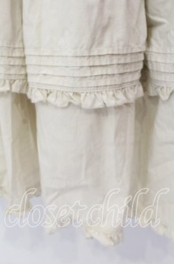 画像2: metamorphose / 共フリルロングペチコート  アイボリー O-25-11-29-085-ME-SK-IG-OS