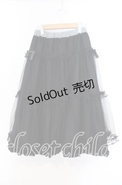 画像3: m petit by misako / NINA'Sギャザースカート M クロ O-25-11-29-012-LO-SK-OW-OS