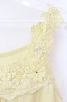 画像2: 【SALE】axes femme / 花モチーフタンクトップ Ｍ イエロー O-25-11-29-014-AX-TO-IG-ZT328 (2)