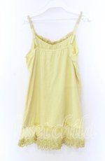 画像3: 【SALE】axes femme / バタフライレースキャミソール Ｍ イエロー O-25-11-29-015-AX-TO-IG-ZT328 (3)