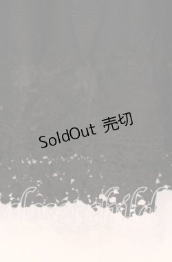 画像2: axes femme / レース×チュールスカート Ｍ クロ O-25-11-29-019-AX-SK-IG-OS