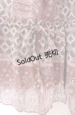 画像2: 【SALE】axes femme / バンダナ柄キャミトップス Ｍ ピンクベージュ O-25-11-29-024-AX-TO-IG-ZT320