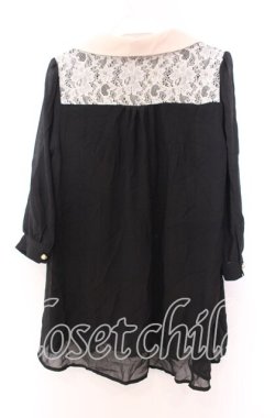 画像3: axes femme / レース切替えプルオーバー Ｍ サーモン×オフ O-25-11-29-025-AX-TO-IG-OS