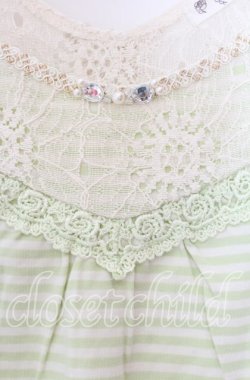 画像2: axes femme / ボーダータンク Ｍ ライトグリーン O-25-11-29-031-AX-TO-IG-OS