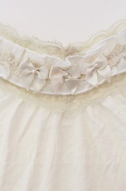 画像2: axes femme / リボン付きロングキャミ M キナリ O-25-11-30-026-AX-TO-OW-OS