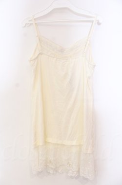 画像3: axes femme / リボン付きロングキャミ M キナリ O-25-11-30-026-AX-TO-OW-OS