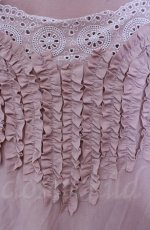 画像2: 【SALE】axes femme / ギャザーフリル使いタンクトップ M ピンク O-25-11-30-027-AX-TO-OW-ZT320 (2)